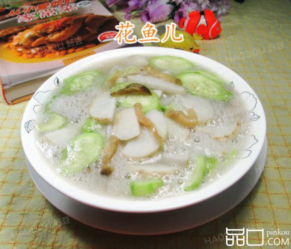 榨菜丝丝瓜香芋汤