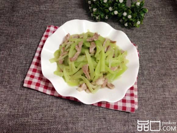 莴笋肉丝