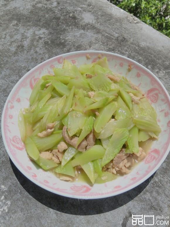 肉炒莴笋