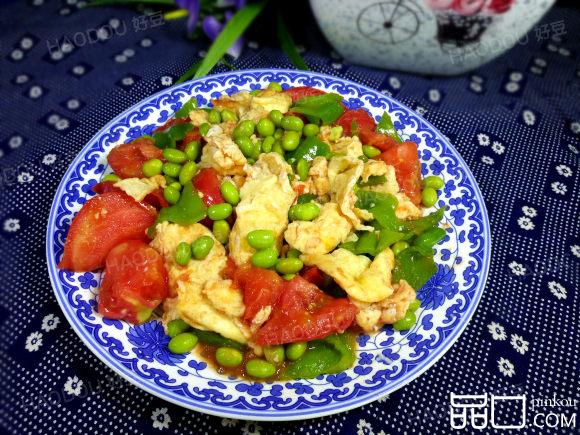 毛豆番茄鸡蛋