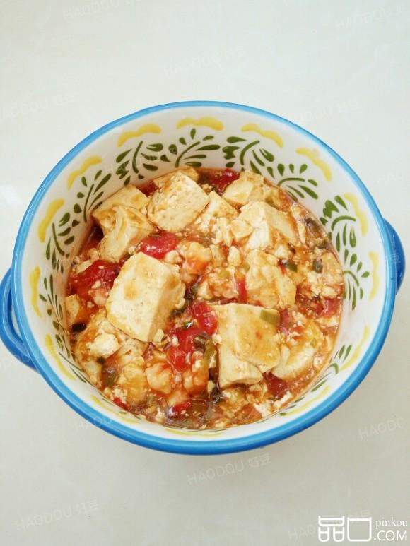 西红柿虾仁豆腐