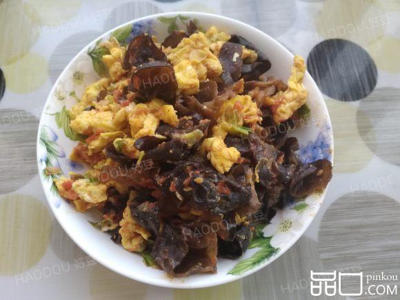 木耳番茄炒鸡蛋