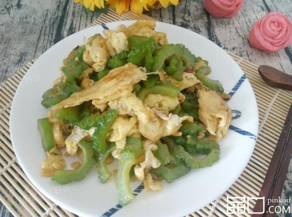 鸡蛋炒苦瓜
