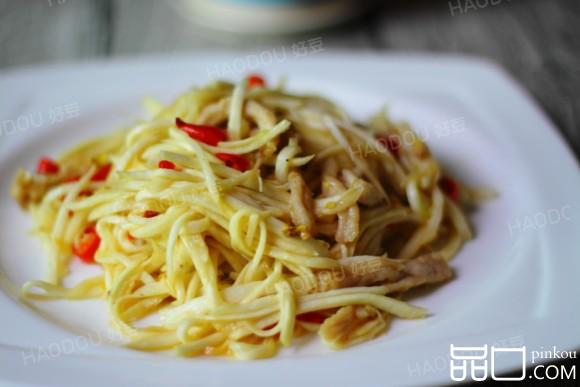 茭白炒肉丝