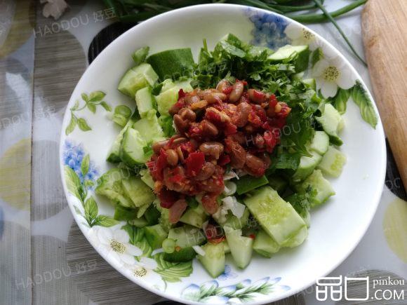 水豆豉拌黄瓜