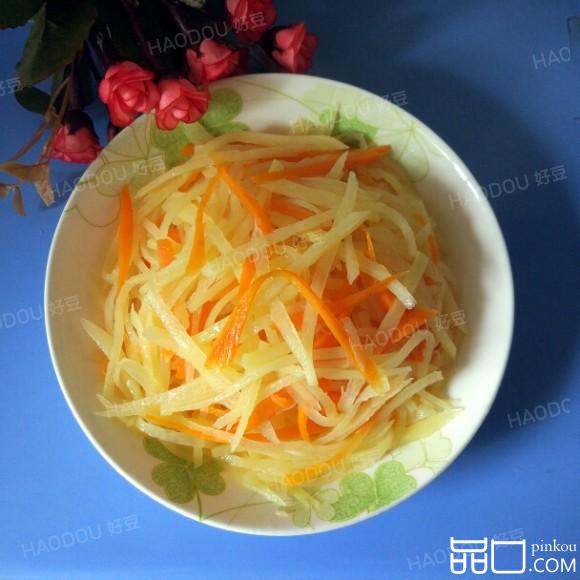 胡萝卜炒土豆丝
