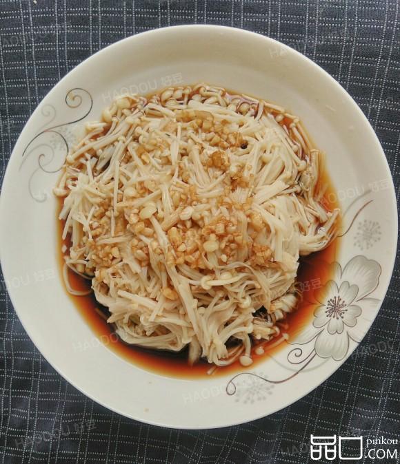 凉拌金针菇