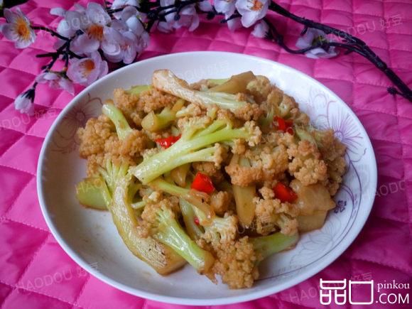 小炒花菜