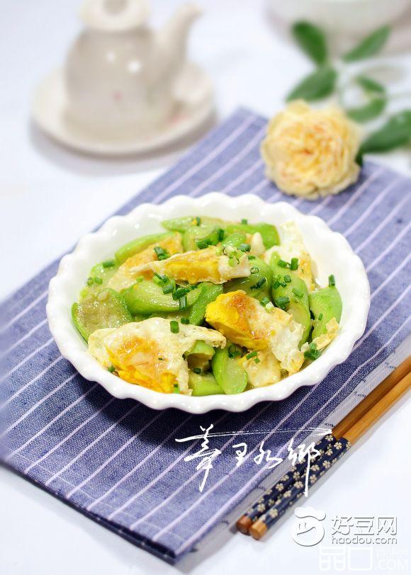 丝瓜炒荷包蛋