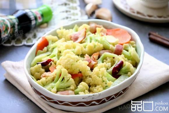 培根炒花菜