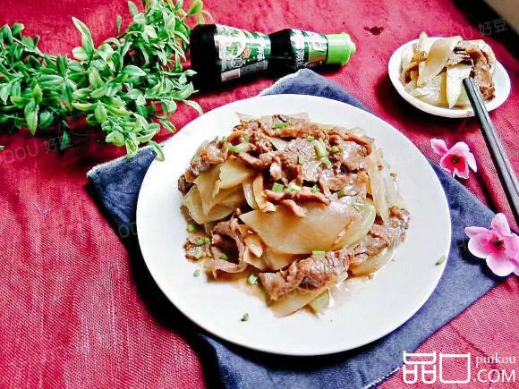 黄牛肉炒佛手瓜