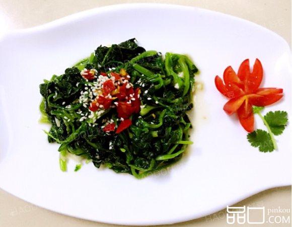 凉拌菠菜