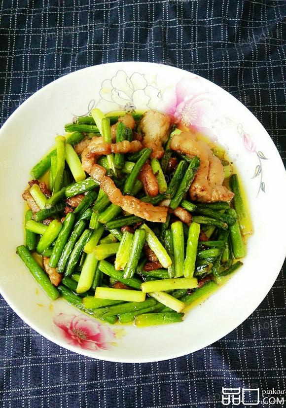 蒜苔炒肉