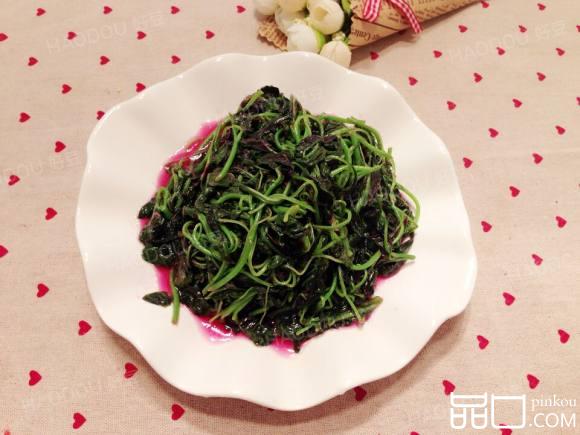蒜炒紫苋菜