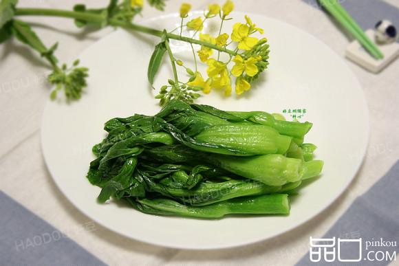 白灼菜薹