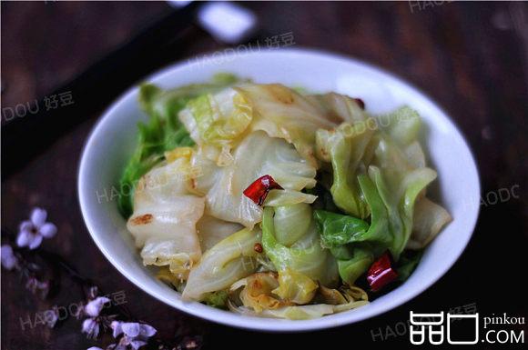 爆炒手撕包菜