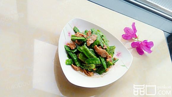 荷兰豆炒肉