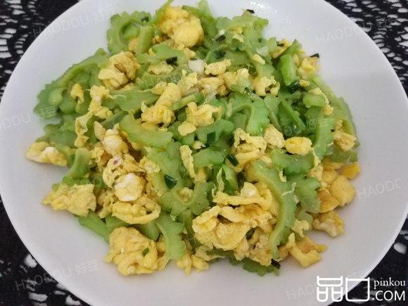 苦瓜炒鸡蛋