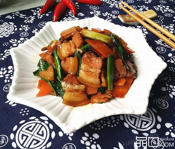 咸肉炒大蒜