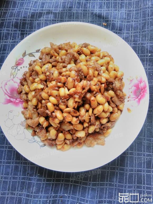 肉沫酱黄豆