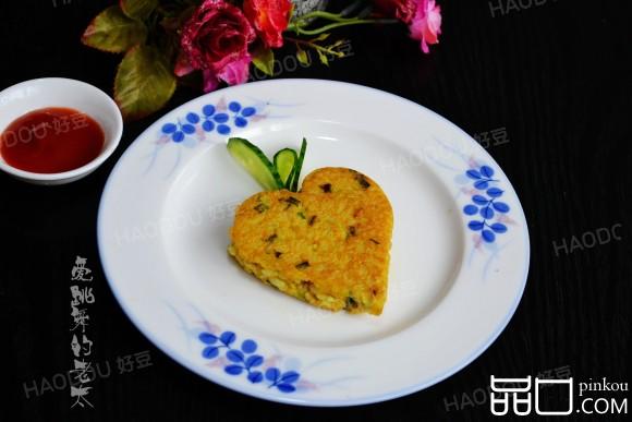 咖喱鸡蛋米饭饼