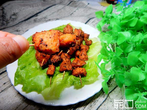 黑胡椒牙签鸡串