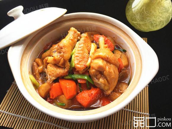 胡萝卜杏鲍菇烧土鸡