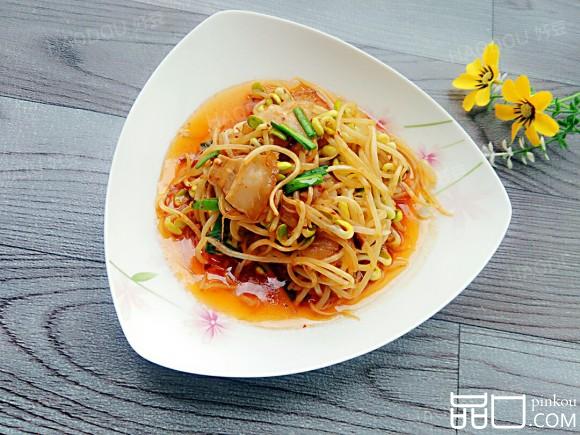 豆芽回锅肉