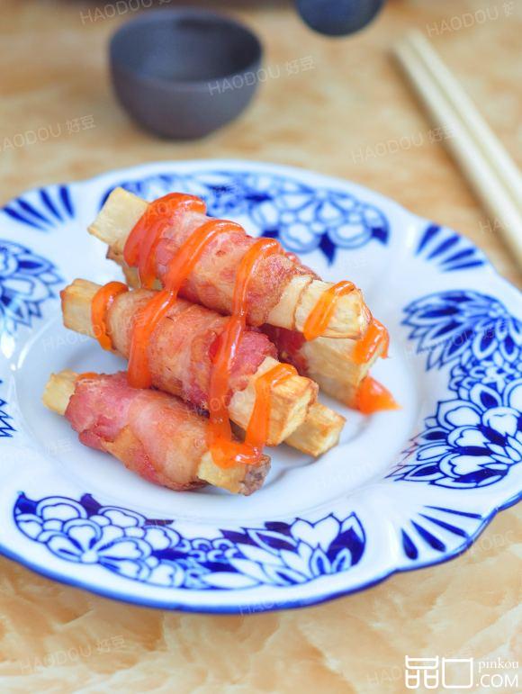 杏鲍菇培根卷