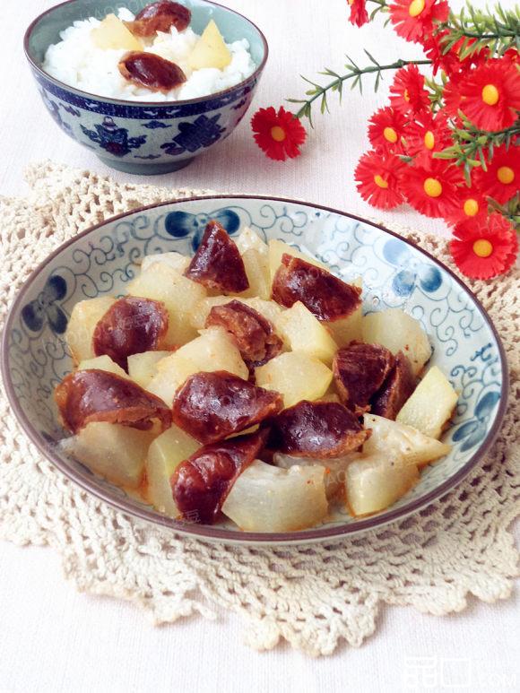 香肠烩冬瓜