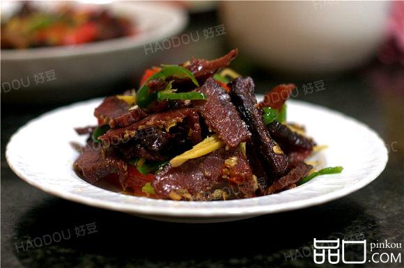 青红椒炒干牛肉#本味