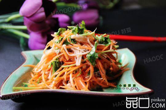 胡萝卜拌金针#本味家