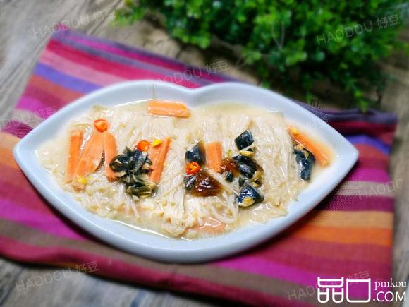 上汤金针 菇