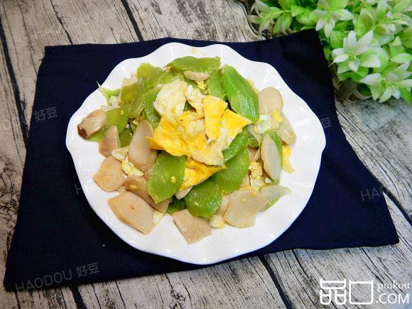 莴笋杏鲍菇炒鸡蛋