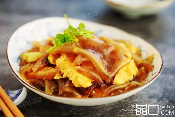 鸡蛋炒粉皮