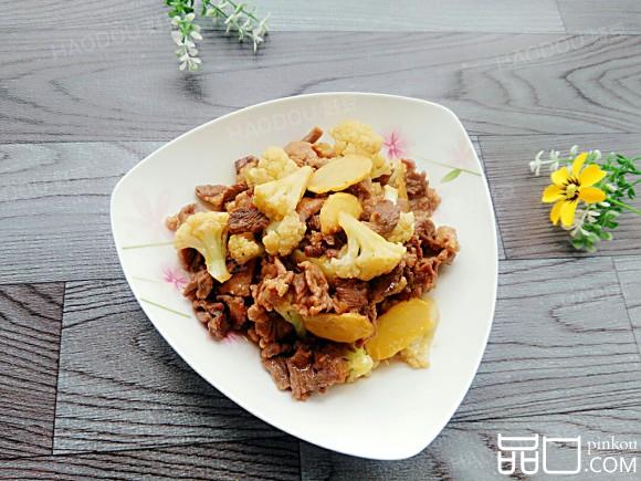 花菜炒牛肉