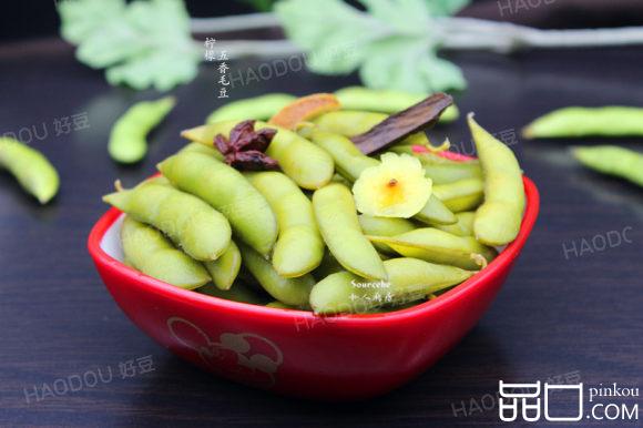 柠檬五香毛豆