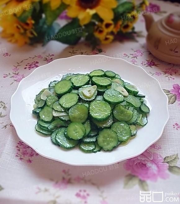 素炒黄瓜片