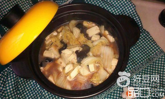 砂锅白菜酱豆腐