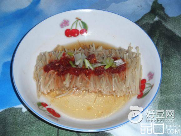 剁椒蒸金针菇