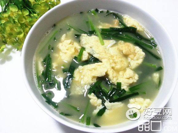 韭菜鸡蛋汤