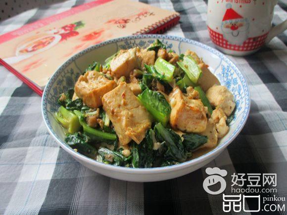 油麦菜烧豆腐