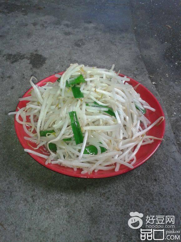 蒜苗炒豆芽