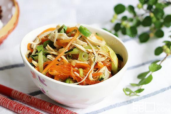 金针菇拌鸡丝