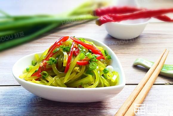 酸辣莴笋丝#多效护理