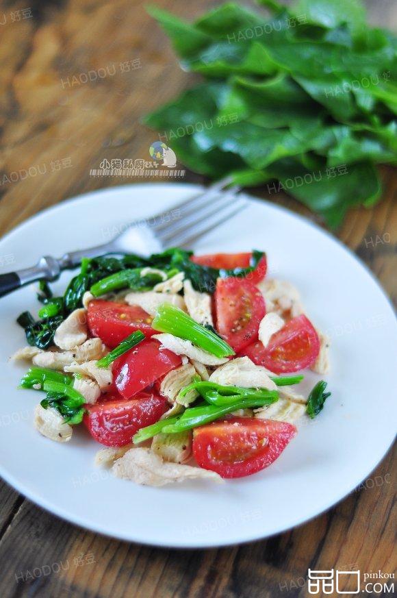 菠菜鸡肉沙拉
