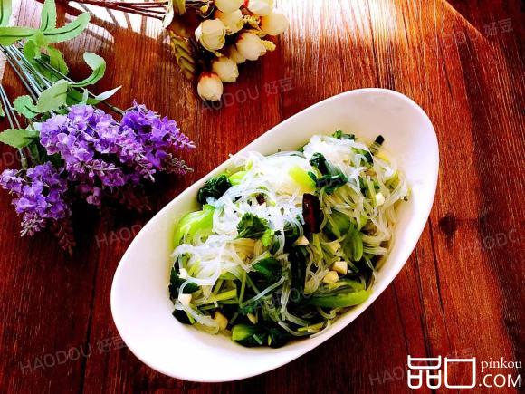 椒油粉丝油菜