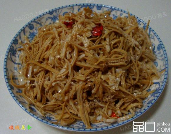 白菜拌干豆腐
