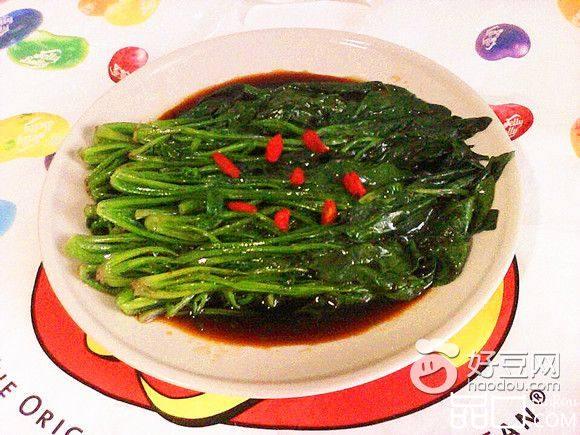 白灼菠菜