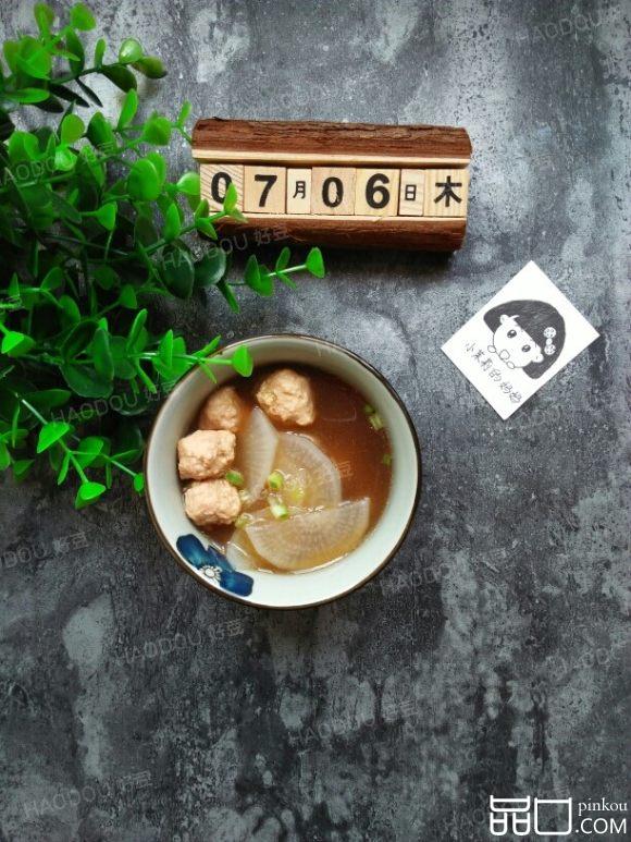 丸子萝卜汤面
